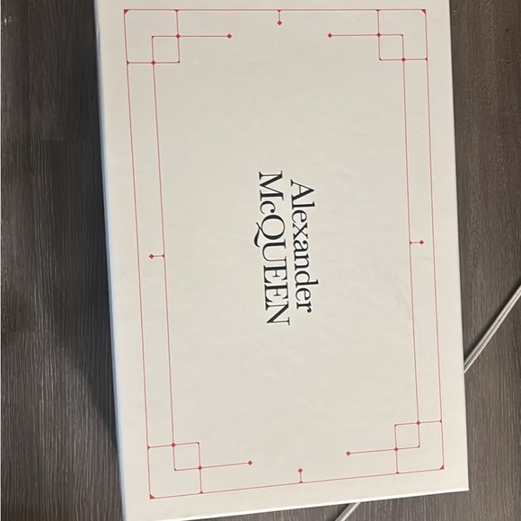 Alexander McQueen Black and Sugar Pink Sneakers - Picture 2 of 3